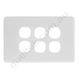 Clipsal Compatible Wall Plate - WPC-6