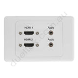 Clipsal AV Wall Plate with HDMI Audio