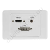 Clipsal AV Wall Plate HDMI Audio DVI