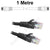 1M Black CAT6 RJ45 Cable UTP6-01-BK-L