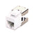 AT&T CAT6A Unshielded 8P8C RJ45 Punch-Down Keystone Straight Jack 15A6ANV008A-WK61