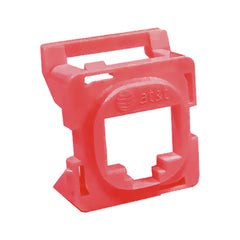 16R00NV001B-RD6Z Red Clipsal 30 Series Mech Bezel Adaptor for Keystone Jacks from AT&T Cabling Systems