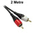 2 Metre RCA Stereo Audio Lead Dueltek 2RCA-02