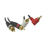  Right Angled RCA Stereo Audio Lead