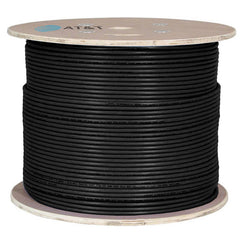 AT&T 500M Black 23AWG Unshielded U/FTP CAT6A Cable Drum 11M6AHA004N-BK2K