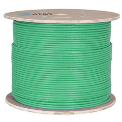 AT&T 500M Green 23AWG Unshielded U/FTP CAT6A Cable Drum 11M6AHA004N-GN2K