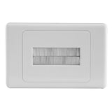 Brush Insert Wall Plate | BRUSHWP-W