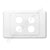 Clipsal Compatible Wall Plate - WP-4
