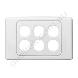 Clipsal Compatible Wall Plate - WP-6