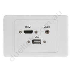Clipsal AV Wall Plate HDMI Stereo USB