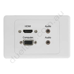 Clipsal AV Wall Plate HDMI VGA Stereo