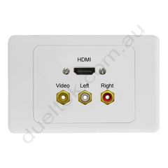 Clipsal AV Wall Plate HDMI Composite