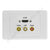 Clipsal AV Wall Plate HDMI Composite