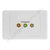 Clipsal AV Wall Plate with Component RGB