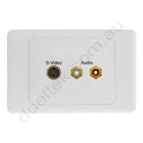 Clipsal AV Wall Plate Svideo Audio