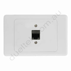 Clipsal 2000 Wall Plate with CAT6 Female