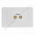 Clipsal AV Wall Plate Left Right Speaker