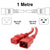 1M Red C19-C20 15A Enterprise Class Extension Cord CAB27-010-RED
