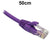 50cm Purple CAT6 RJ45 UTP Patch Lead Dueltek CAT6-0.5-PUR