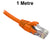 1M Orange CAT6 RJ45 UTP Patch Lead Dueltek CAT6-01-ORN