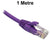 1M Purple CAT6 RJ45 UTP Patch Lead Dueltek CAT6-01-PUR