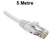 5M White CAT6 RJ45 UTP Patch Lead Dueltek CAT6-05-WHI