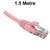 1.5M Pink CAT6 RJ45 UTP Patch Lead Dueltek CAT6-1.5-PNK