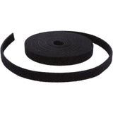 Pivotel Gear Hook & Loop Cable Tie Roll Black 9.5mm