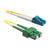 SCA-LC OS2 Duplex Fiber Optic Patch Lead