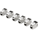 6-Pack of CAT6A Shielded STP Keystone Data Jacks TC-K06C6A TRENDnet