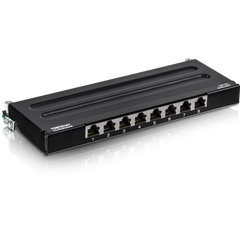 TC-P08C6AS | 8 Port Loaded CAT6A Shielded Wall Mount Patch Panel - TRENDnet