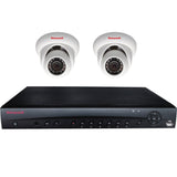 Honeywell NVR PoE Dome Camera Security Kit HENECO-2D-KIT